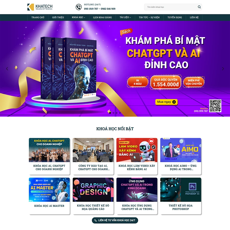 Dự án Website Công Ty Khatech